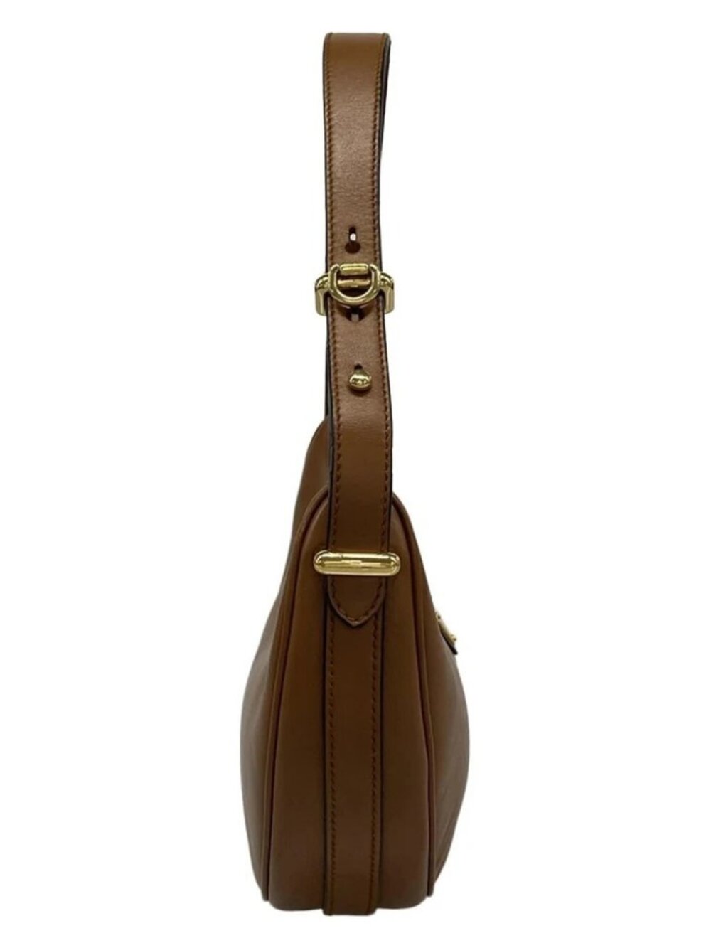 PRADA ARCE small leather shoulder bag 1BC194 Brown Leather Shoulder Bag - Picture 4 of 15